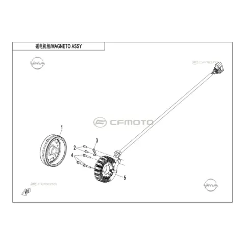 CFMoto CF675SR-R (CF650-10H) Rotor