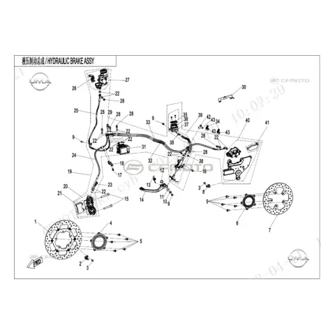 CFMoto CF700CLX Adv (CF700-2C) E5 ABS Modulu