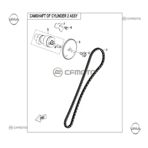 CFMoto CF1000UTR-C (Zforce) 1000SPORT-R (T1B) Eksantrik Mili İi