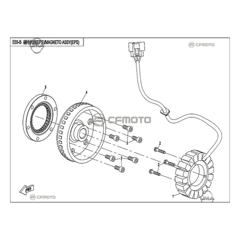 CFMoto CF1000UTR-C (Zforce) 1000SPORT-R (T1B) Rotor