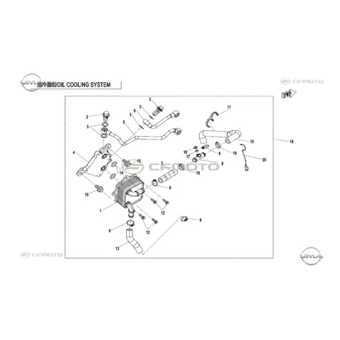 CFMoto CF1000UTR-C (Zforce) 1000SPORT-R (T1B) Su Çıkış Hortumu İi – 3. fotoğraf