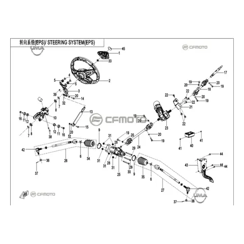 CFMoto CF1000UTR-C (Zforce) 1000SPORT-R (T1B) Direksiyon Kutusu