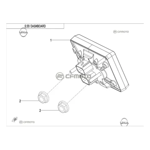 CFMoto CF1000UTR-C (Zforce) 1000SPORT-R (T1B) Gösterge Paneli Komple