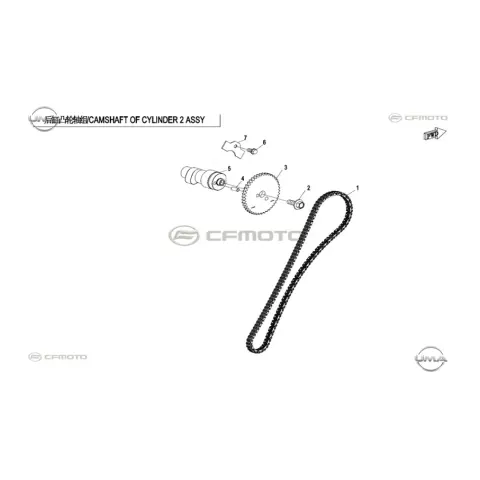 CFMoto Uforce 1000XL (CF1000UTR-5) (T1B) Eksantrik Mili İi – 3. fotoğraf