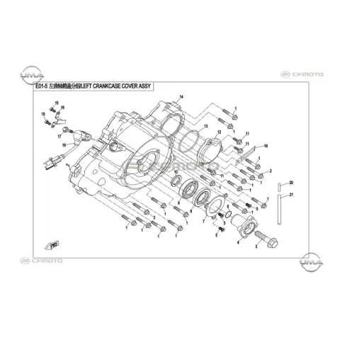 CFMoto Zforce 1000 (T1B) Sol Dekoratif Kapak – 3. fotoğraf