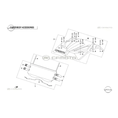 CFMoto Zforce 1000 (T1B) Ön Siperlik Seridi