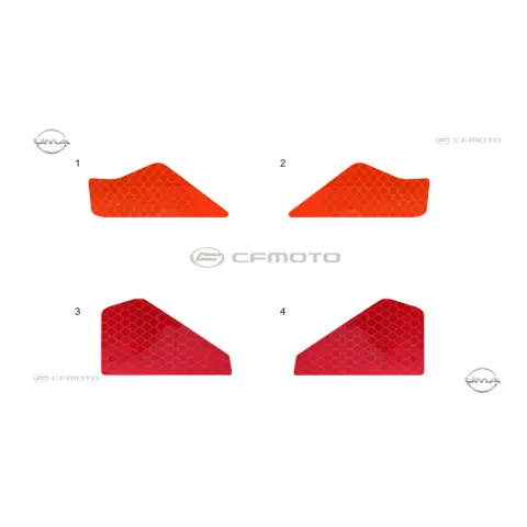CFMoto Zforce 950 Sport 4 CF1000STR 3L Etiket (Reflektor Ön Sağ)