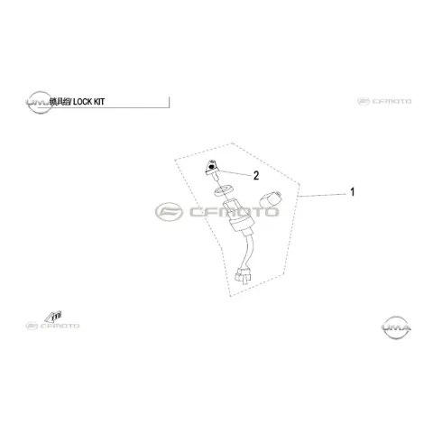 CFMoto CF1000ATR (T3B) Kilit Seti