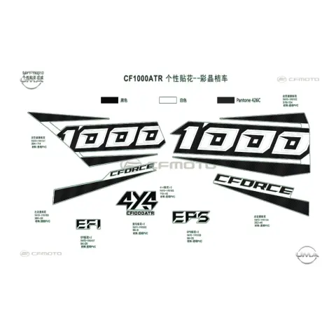 CFMoto CF1000ATR (T3B) Etiket (Yan Grenaj Sol)