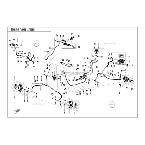 CFMoto CF1000ATR-2 (CF1000 Touring High) (T3B) Ön Fren Levyesi