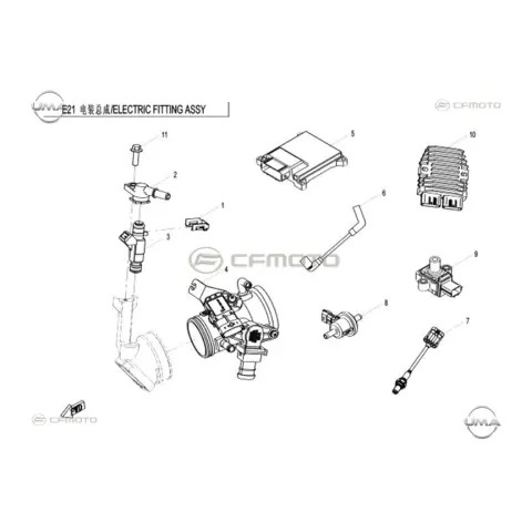 CFMoto CF500ATR-A (T3) ECU – 2. fotoğraf
