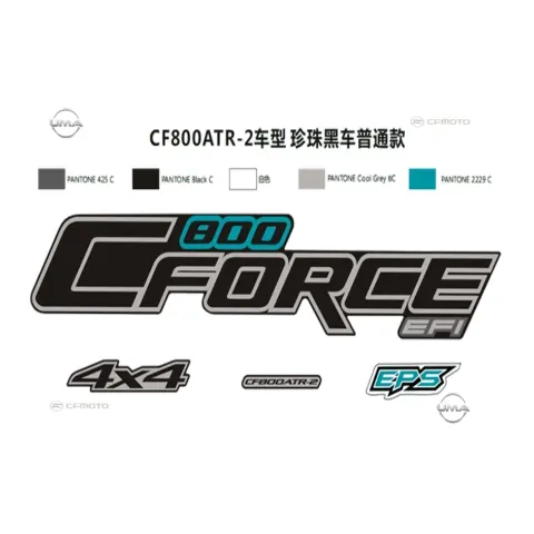 CFMoto CF800ATR-2 (T3B) Etiket Komple