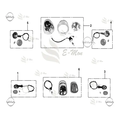 E-Mon Blink 3.0 Arka Stop Komple