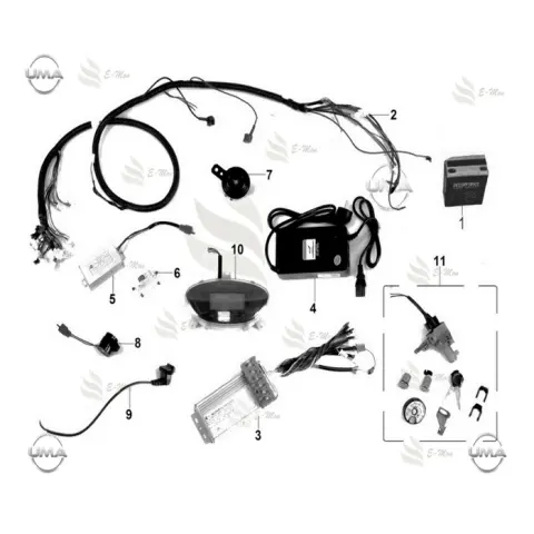 E-Mon Miracle 3.0 Akü 12V 28A (174X163X125/9.8KG)