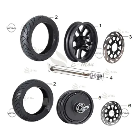 E-Mon Reactor Dış Lastik (90/80-12) (Tubeless)
