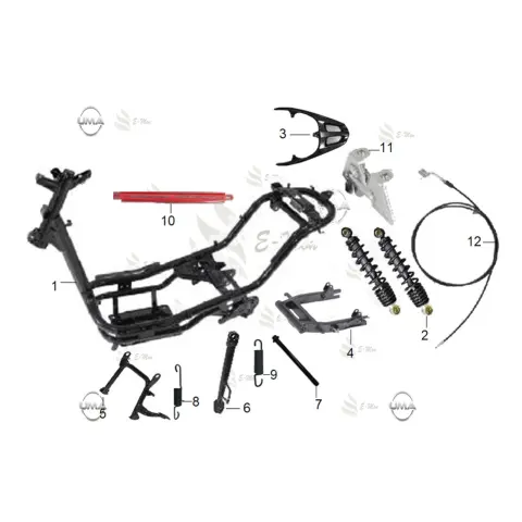 E-Mon Rigby Arka Amortisör