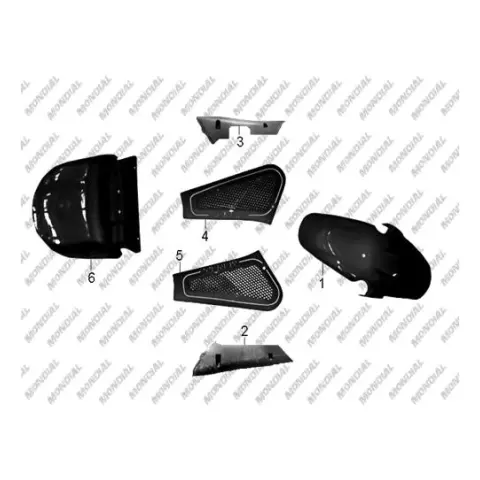 E-Mon Trans 2 Sele Altı Yan Grenaj Sağ (Siyah)