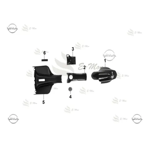 E-Mon TT 3000 Ön Panel Dekoratif Kapak