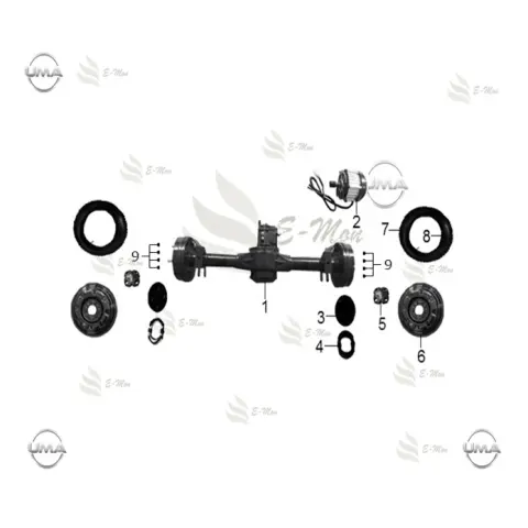 E-Mon TT 3000 Sapkalı Somun M14X1.5 – 3. fotoğraf