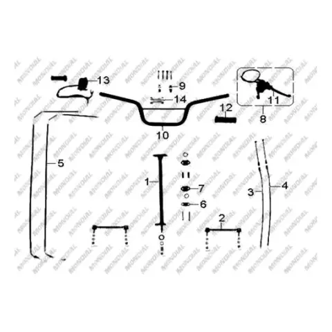 Mondial 110 Hector Sport (Off Road) Civata M6X1X20 (Din 6921)