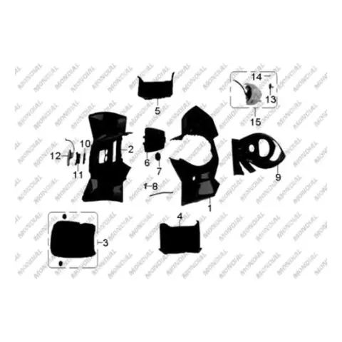 Mondial 110 Hector Sport (Off Road) Supap Ayar Vida Ve Somunu (M5X0.5)