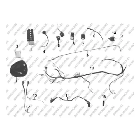 Mondial 110 Hector Sport (Off Road) Benzin Muslugu – 3. fotoğraf