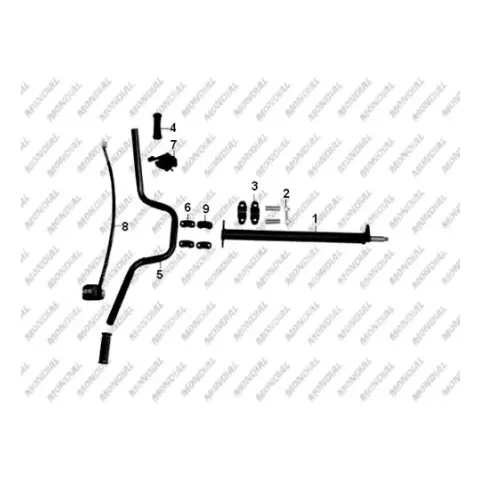 Mondial 150 FJX (Off Road) Piston Pimi (10X15X42.3) (150CC) – 3. fotoğraf