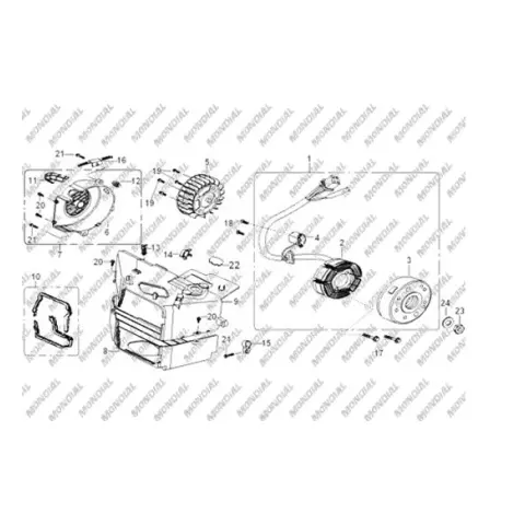 Mondial 150 FJX (Off Road) Rotor – 3. fotoğraf