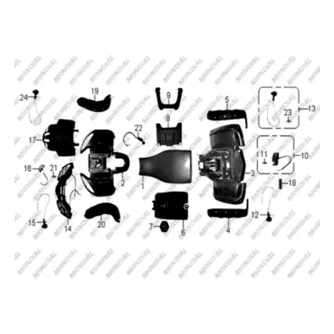 Mondial 150 Husky-X (Off Road) Pim 6X25 – 3. fotoğraf