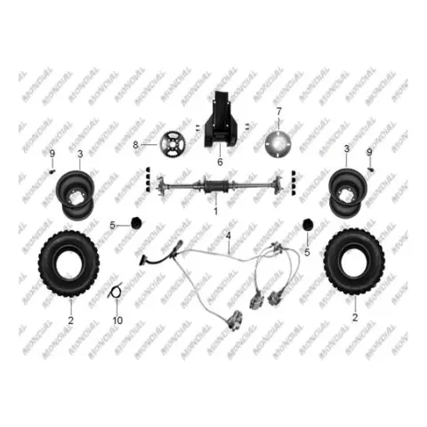 Mondial 200 Jackalx Yaylı Segman (72X2.5)