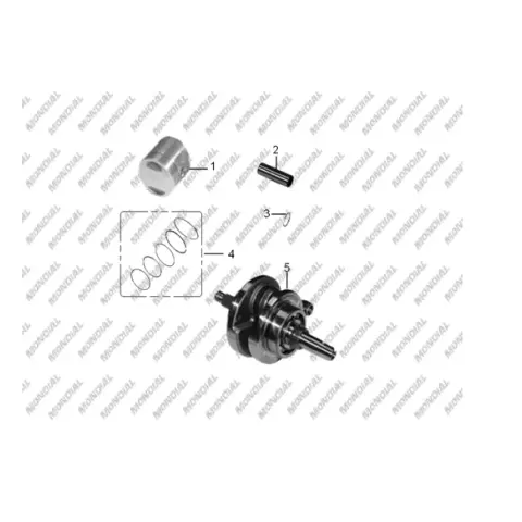 Mondial 250 Spider Piston Pimi