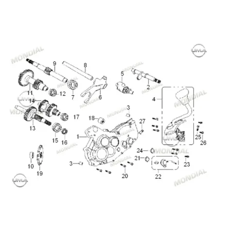 Mondial Terratrack 200 Yağ Keçesi 14X26X6