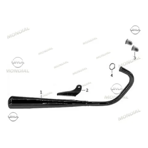 Mondial 250 MCT Sapkalı Somun M6X1 – 3. fotoğraf