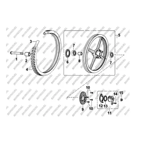 Mondial 250 MCT Dış Lastik (3.00-18) (Tube) – 3. fotoğraf