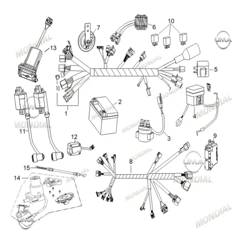 Mondial 250 Nevada Elektrik Tesisati Komple (E4)