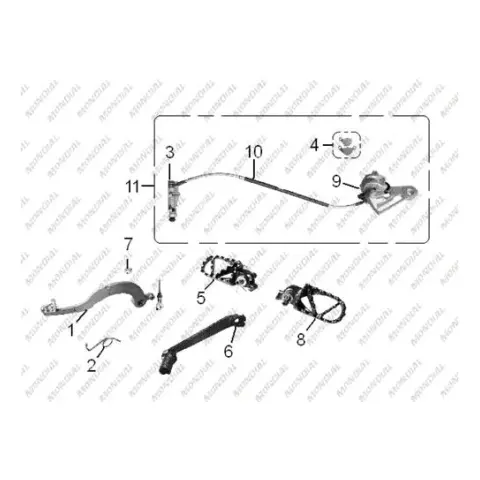 Mondial X-Treme Enduro 250 İç Lastik (110/80-18)