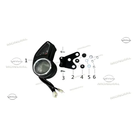 Mondial X-Treme Maxx 250 İ (E5+) Gösterge Paneli Bağlantı Braketi