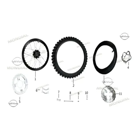Mondial X-Treme Maxx 250 İ (E5+) İç Lastik (120/90-19)