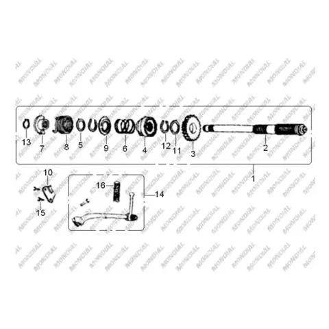 Mondial 100 SFC Basic X Egzoz Komple – 3. fotoğraf