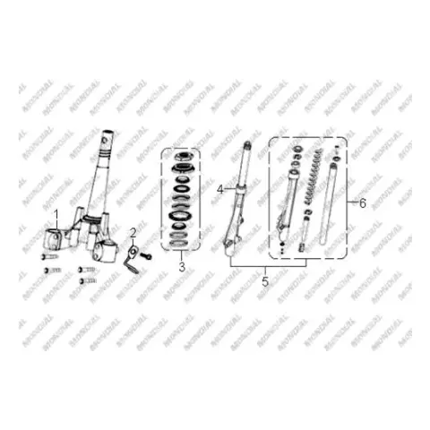 Mondial 100 SFS Plaka Tutucu Braket – 2. fotoğraf