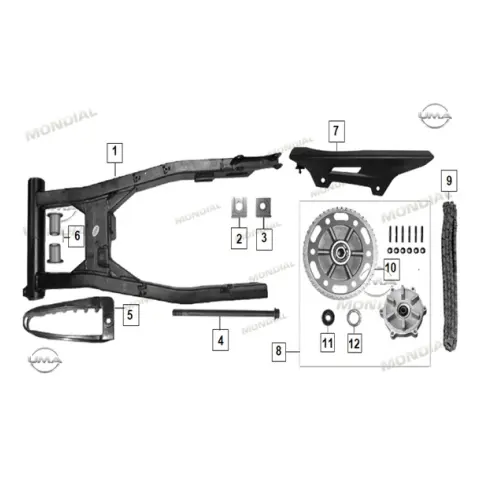 Mondial 400 RX3S Evo Zincir