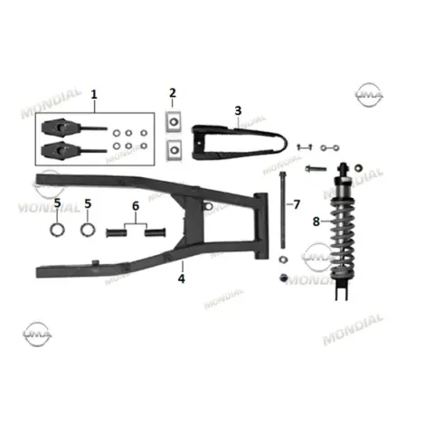 Mondial RX1 Arka Amortisör