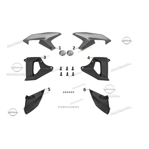 Mondial RX1 Benzin Depo Sol Plastik Kapak (Turuncu)