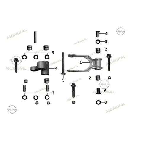 Mondial RX1 Arka Salıncak Alt
