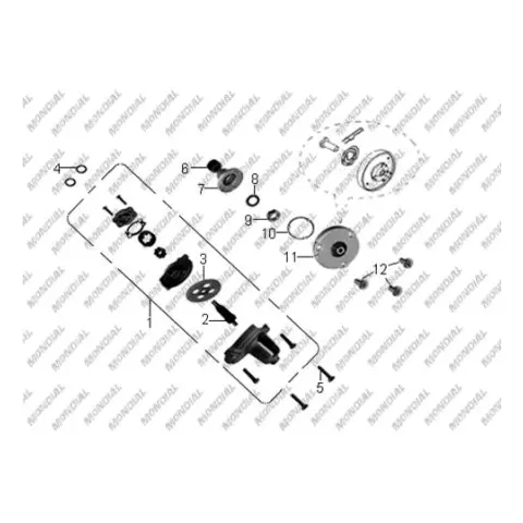 Mondial RX3 İ Evo 250 ABS (2018) O-Rıng 30X2.6