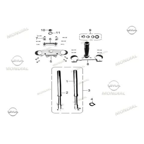 Mondial RX3 İ Evo 250 ABS (2018) Ön Maşa – 2. fotoğraf