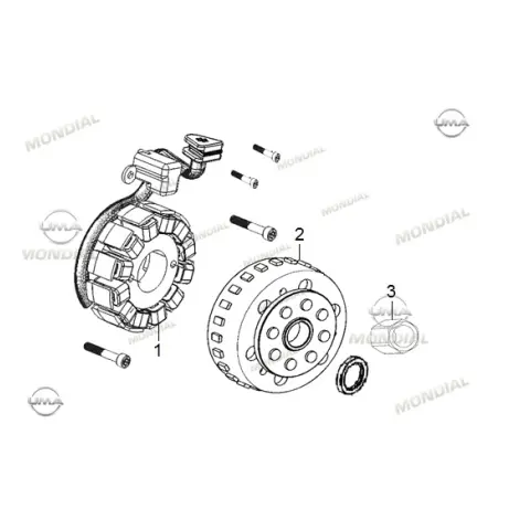 Mondial RX3I Evo 250 Stator