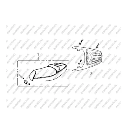 Mondial 100 NT Turkuaz Sele Komple (Siyah) – 3. fotoğraf