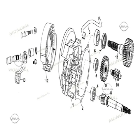 Mondial 125 Exon Rulman 6301