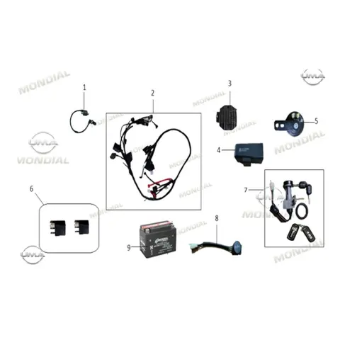 Mondial 125 Fuzion (E5+) Ateşleme Bobini